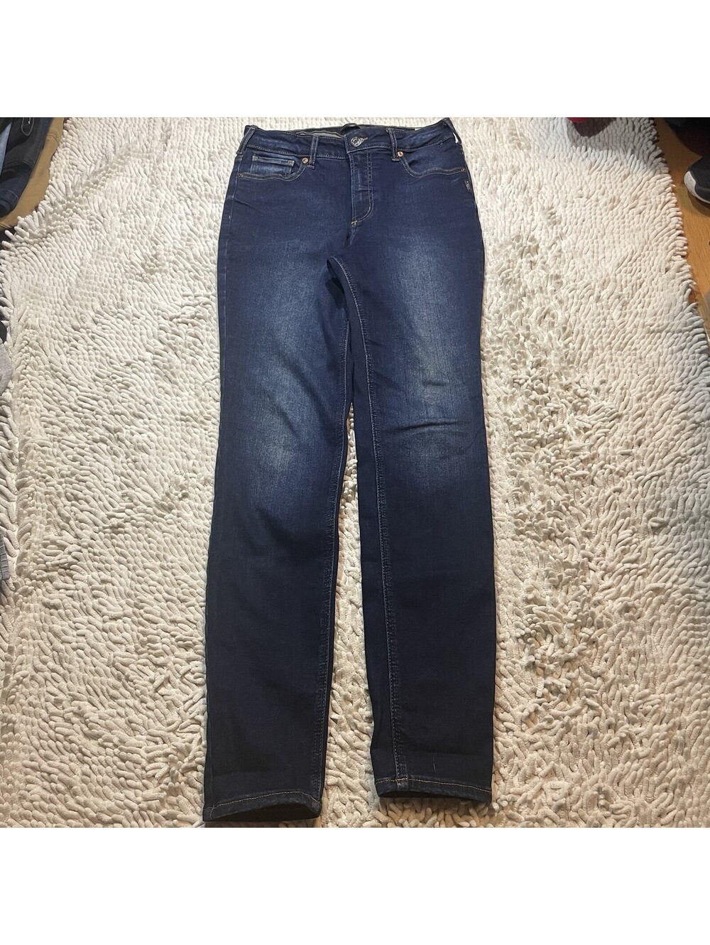 Silver Jeans Co W27 L29 Mid Rise Infinite Fit Skinny Stretch Denim Jeans